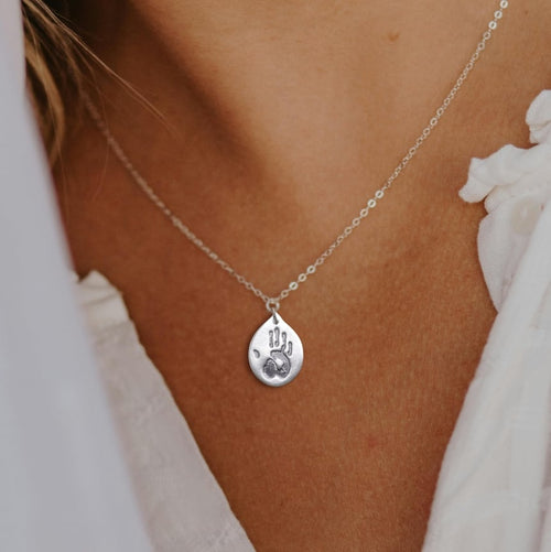 Amma’s Blessing Hand - 999 Pure Silver Pendant